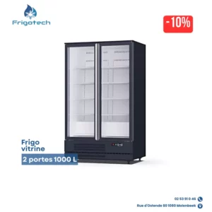 FR12E-X-M01 / Frigo vitrine 2 portes 1000 L