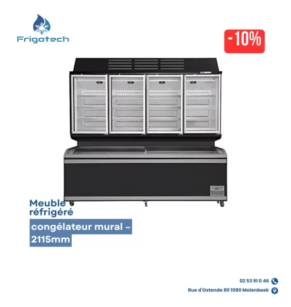 FR21B/X-L01+FR21A/ZTB-U/ Congélateur Mural & Armoire Réfrigérée Commerce 2115mm