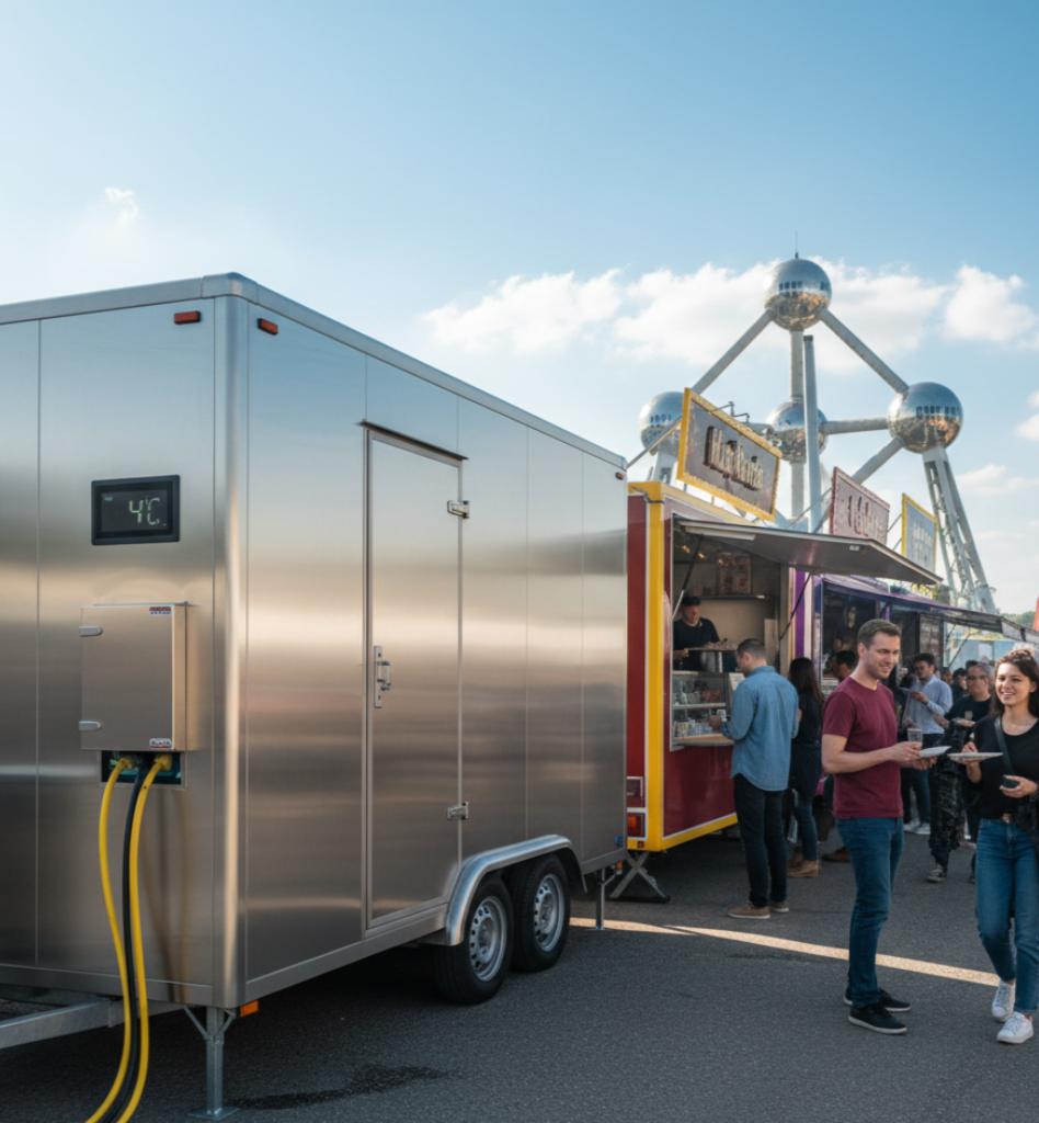 installation de chambre froide mobile à Bruxelles