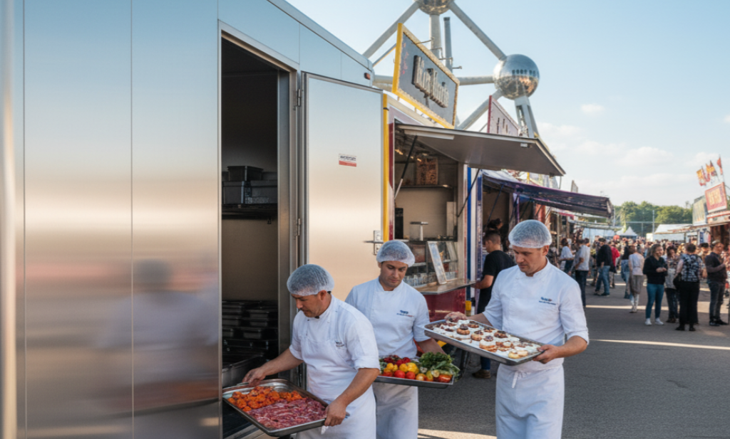 installation de chambre froide mobile à Bruxelles