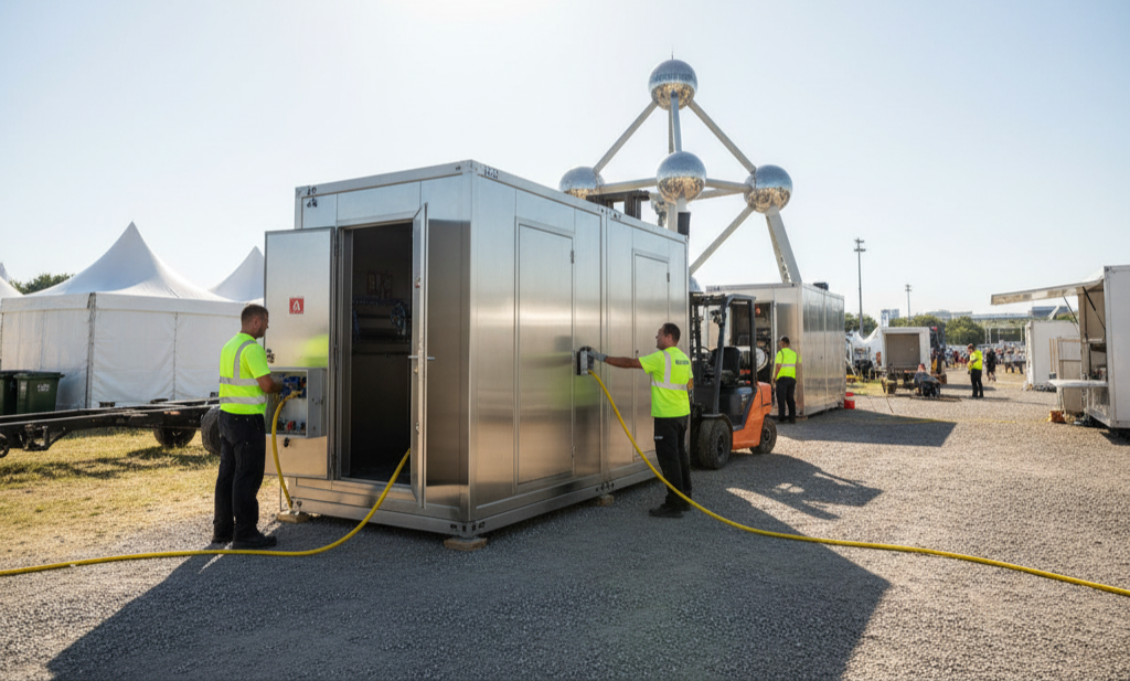 Installation de chambre froide mobile à Bruxelles : idéale pour événements et food trucks