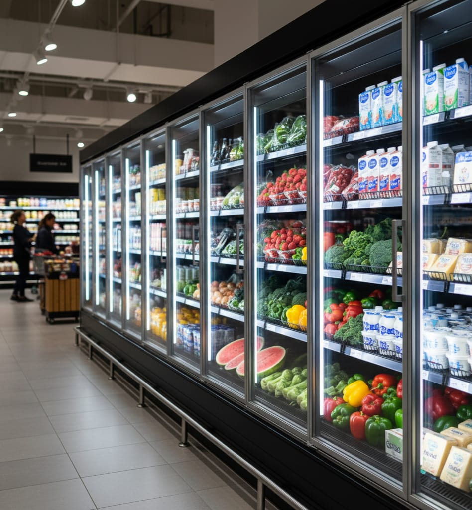 frigo professionnel pour supermarché à Bruxelles
