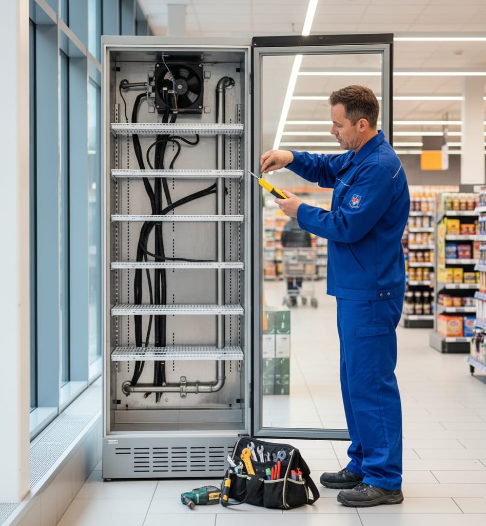 installateur de vitrine réfrigérée à Liège, Namur et Bruxelles