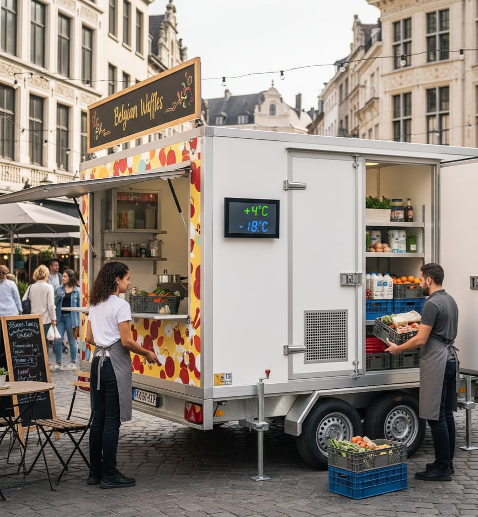 installation de chambre froide mobile à Bruxelles
