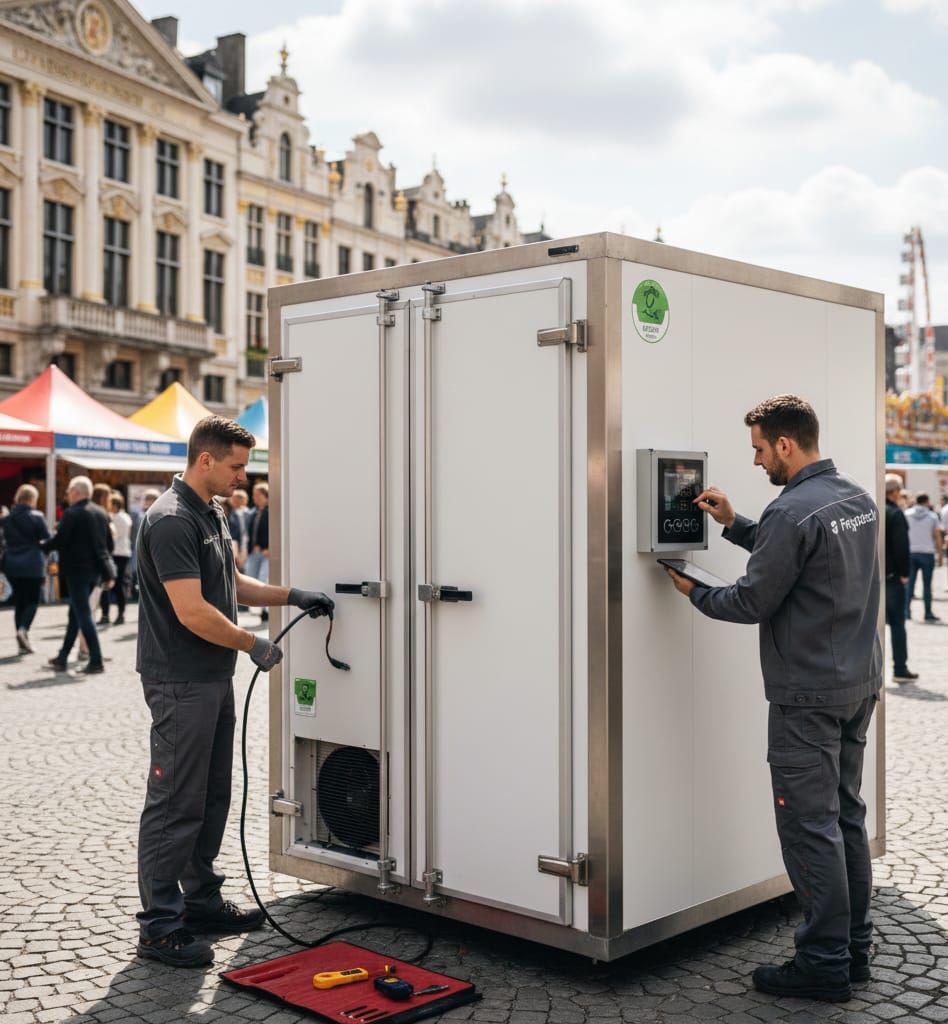 installation de chambre froide mobile à Bruxelles