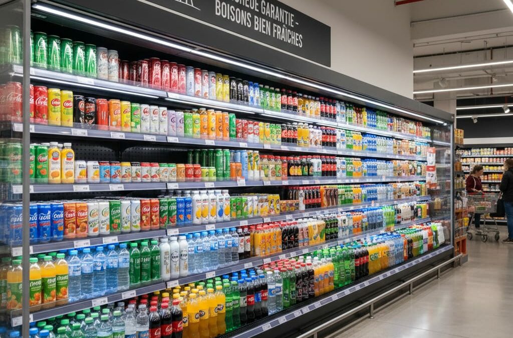 installation de vitrines à boissons réfrigérées à Bruxelles