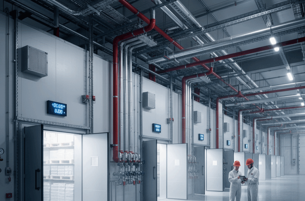 Chambres froides sur mesure pour le commerce et l’industrie en Belgique