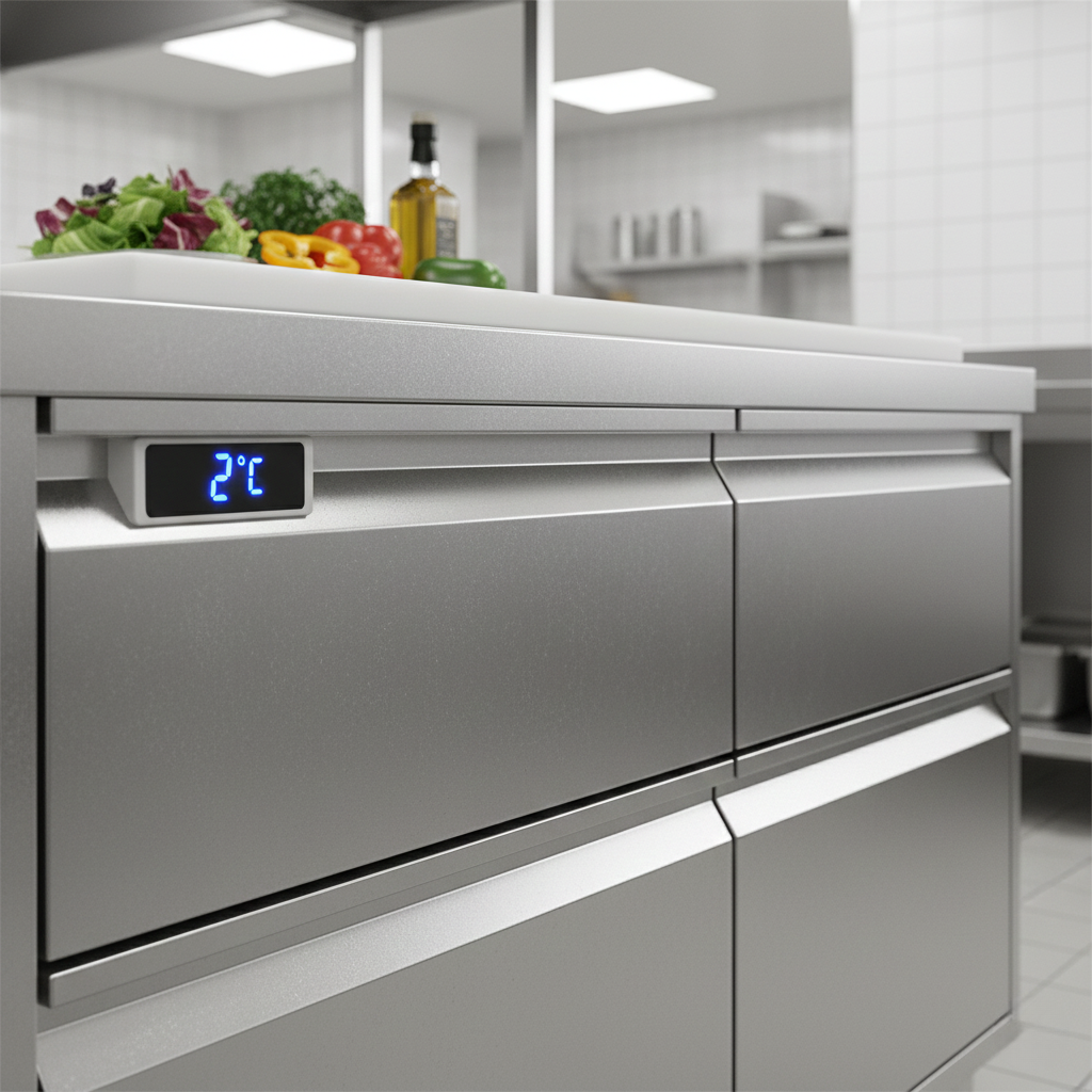 Installation de tables réfrigérées à Bruxelles