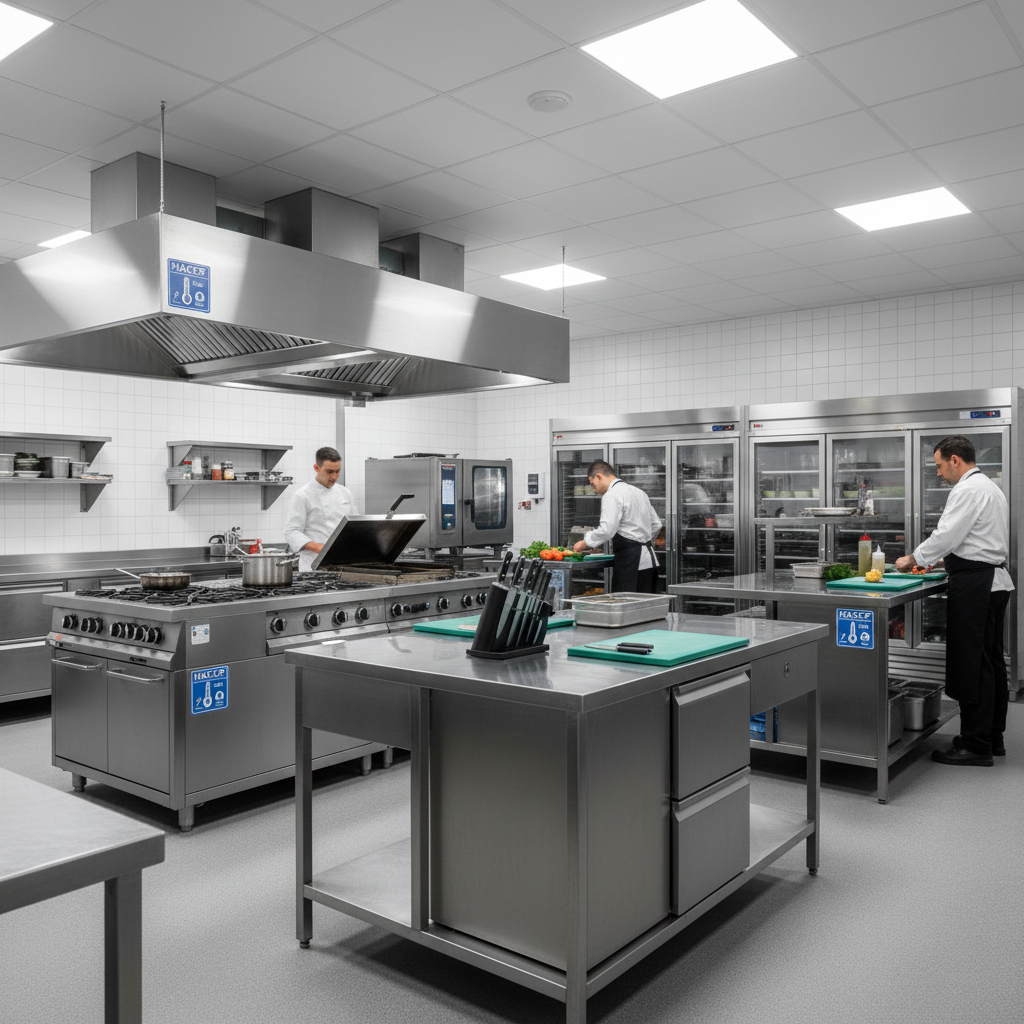 Installation de tables réfrigérées à Bruxelles