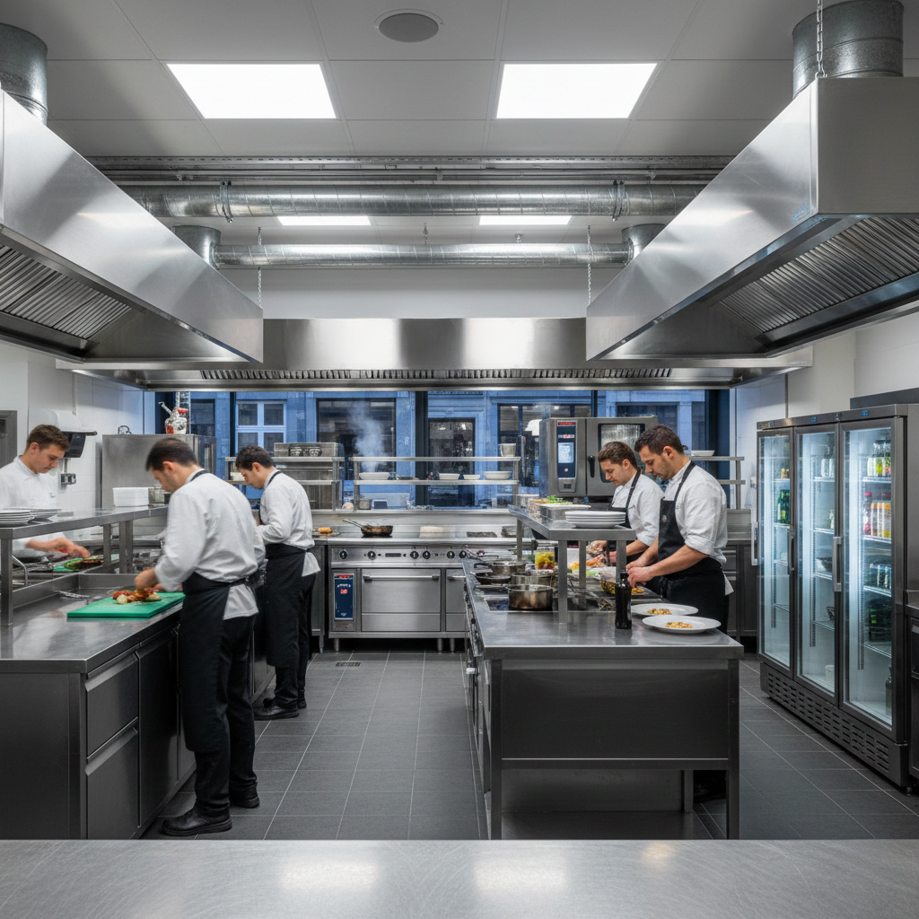 Installation de tables réfrigérées à Bruxelles